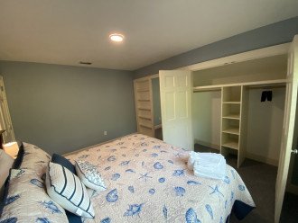 master bedroom and closet