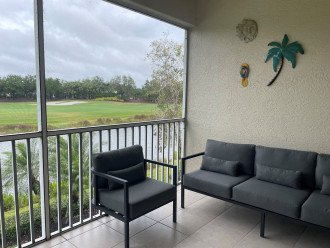 New couches and chairs for relaxing and make entertaining on the lanai