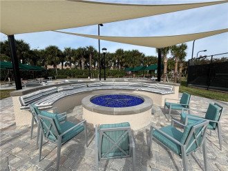 Fire Pit in pool/tennis area