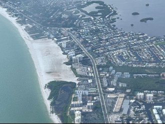 Largest beach area in Ft. Myers Beach
