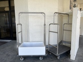 Lugguage Racks are provided for your convenience