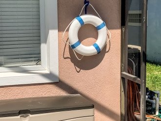 Floating Buoy near the Pool for safety.