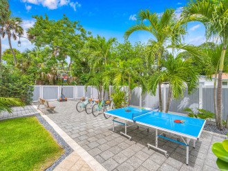 Citrus Key has enough backyard space to play basketball, ping-pong, ride bikes, and play any of the yard-games you can think of!