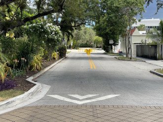 Stop sign is the distance you need to walk to Las Olas Blvd’s main strip