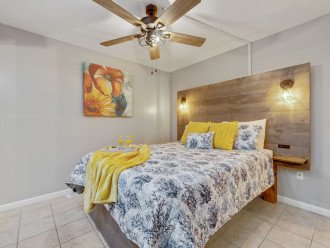 Master Suite offers a Queen Bed, Private Bath & tv.