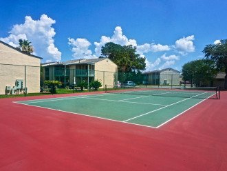 Tennis Courts on property.
