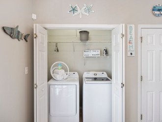 Full Size Washer & Dryer for our guests to use.