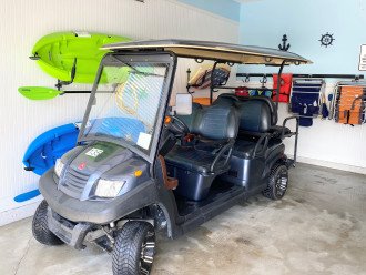Golf Cart- Parked in fully stocked garage!