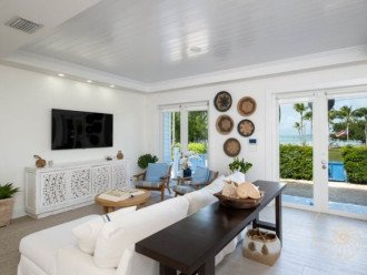 Open Living Space w/ Water Views, Chic Coastal Decor