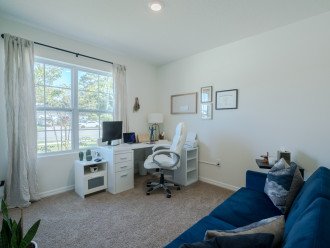 Bedroom 4 - Office Space w/ Futon Sofa that converts into full sized bed
