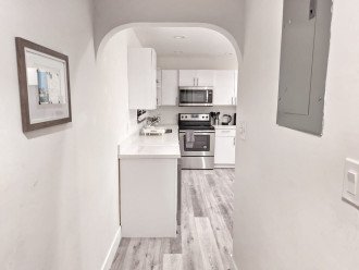 After the laundry room, you enter the kitchen area.