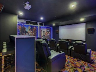 Movie Theater-150" Screen-Surround Sound