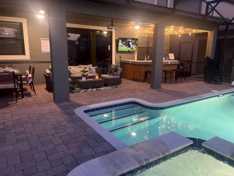 You Will Enjoy The Pool Area Just As Much At Night!