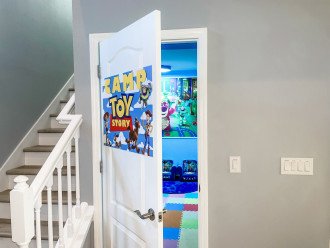 Welcome to Camp Toy Story - Kids' Playroom Under the Stairs