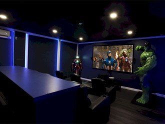 Indoor Movie Theater-120" Screen-Surround Sound