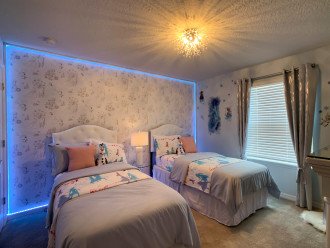 Bedroom 4- 2nd Floor- Frozen Theme-Twin Beds