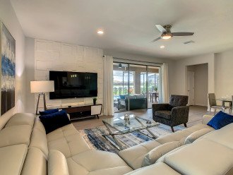 Relax In The Living Room-Watch The 75" TV And Enjoy The View