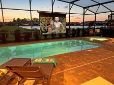 New-2 Theaters (Inside & Poolside)-Game Room-Private Pool/Spa (FREE POOL HEAT)