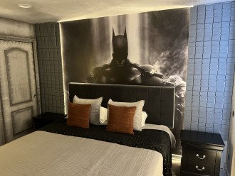 Bedroom 5- 2nd Floor-Batman Theme-King Bed
