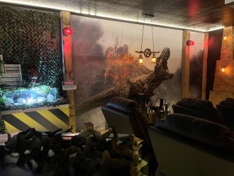 New-Jurassic Park Themed Game Room & Theater-Plus Poolside Bar Counter & Theater #1