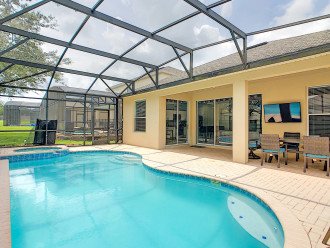 South Facing Salt Water Heated Pool/Spa - Covered Lanai With Television
