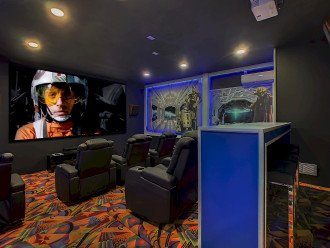 Star Wars Movie Theater - 155" Screen with 5.1 Surround Sound