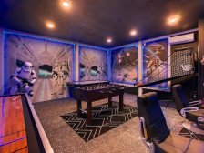 New-Amazing Game Room-Poolside Theater-Poolside Bar-Themed Bedrooms