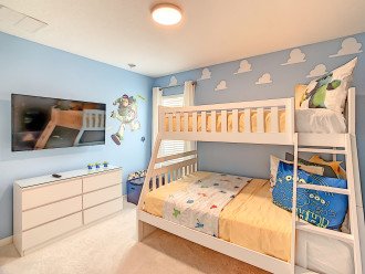 Bedroom #4- Toy Story Theme-Bunk Beds-2nd Floor