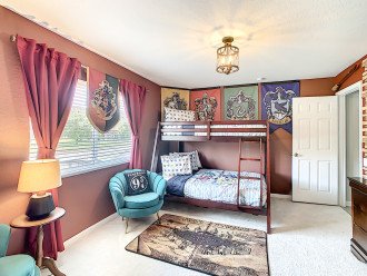 Bedroom #5- Harry Potter Theme-Bunk Beds-2nd Floor