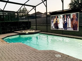 Welcome To Villa Patronus! Watch Movies And TV On The Poolside Movie Theater