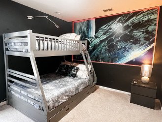 Bedroom #4 - Star Wars Theme-Bunk Bed (Double & Twin)-2nd Floor