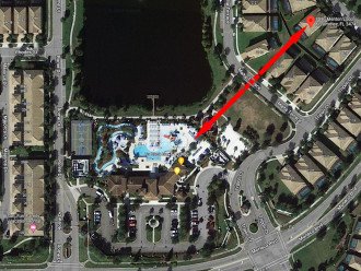 It's Only A 3 Block Walk To The Resort's Clubhouse And Water Park