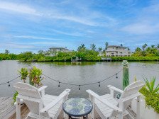 2 bed/3 bath duplex on a canal, totally private retreat for you!