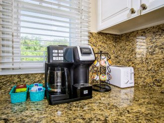 Coffee station with everything you need