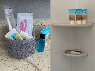 All of Your Essential Bathroom Toiletries are Provided for You!