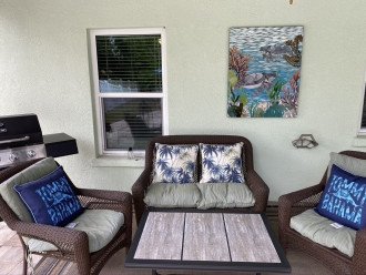 Patio sitting Area with BBQ