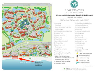 Here is a map of Edgewater Beach Resort