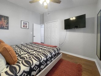 King Size Bed with Smart TV