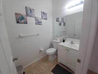 Downstairs full bathroom with stand up shower