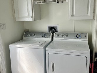 Washer and dryer room (brand new washer purchased on 01/12/2024)