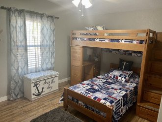 Bedroom #3 with bunk beds