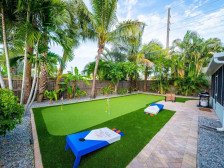 Steps to Beach and River! Putting Green, Game Room