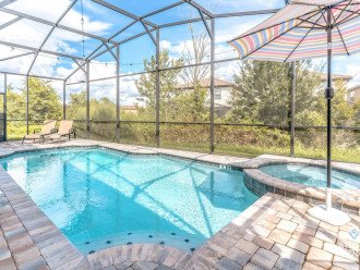 Take a day off from the parks and spend it here at your private pool!