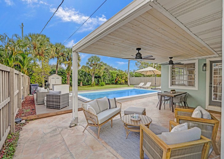 3/2 Private pool oasis minutes from beach and Atlantic Ave in Delray #1