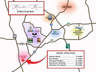 Marauder's is conveniently located close to Orlando's best attractions.