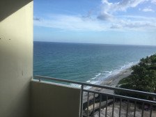 Ocean front View with the balcony 12 month lease