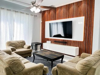 Large TV within the living space