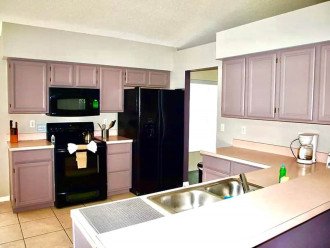 A fully equipped kitchen with all you'll need