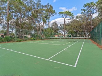 Community tennis court for your enjoyment during the stay