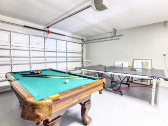 Games Room in Garage